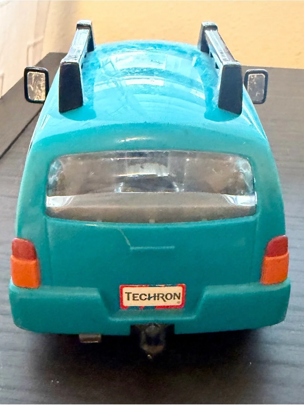 Vintage Chevron Cars Toy Lot of 2 Blue & Mint Green Wagons SUVs